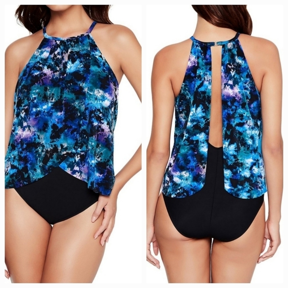 Magicsuit Peace Out Aubrey One-Piece Swimsuit Size 8